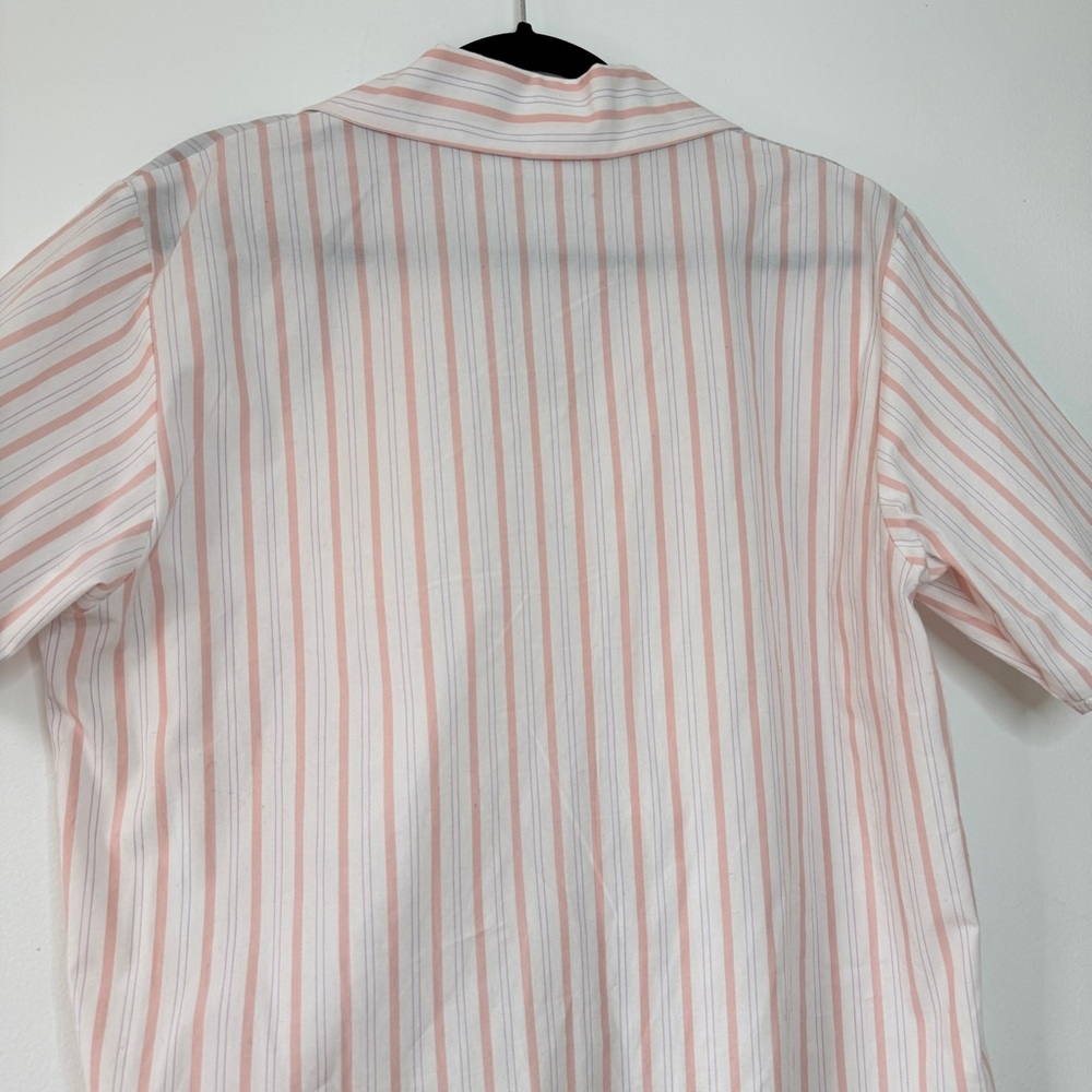 OperaSPORT Striped Tara Shirt in Coral/Lilac - Picture 7 of 8